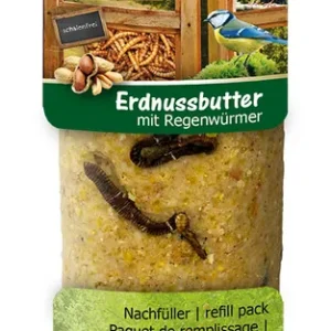 Kracherpreis Sparpaket 2 x 350 g JR Farm Peanut Bar Erdnussbutter Regenwürmer Nachfüller Wildvogelfutter